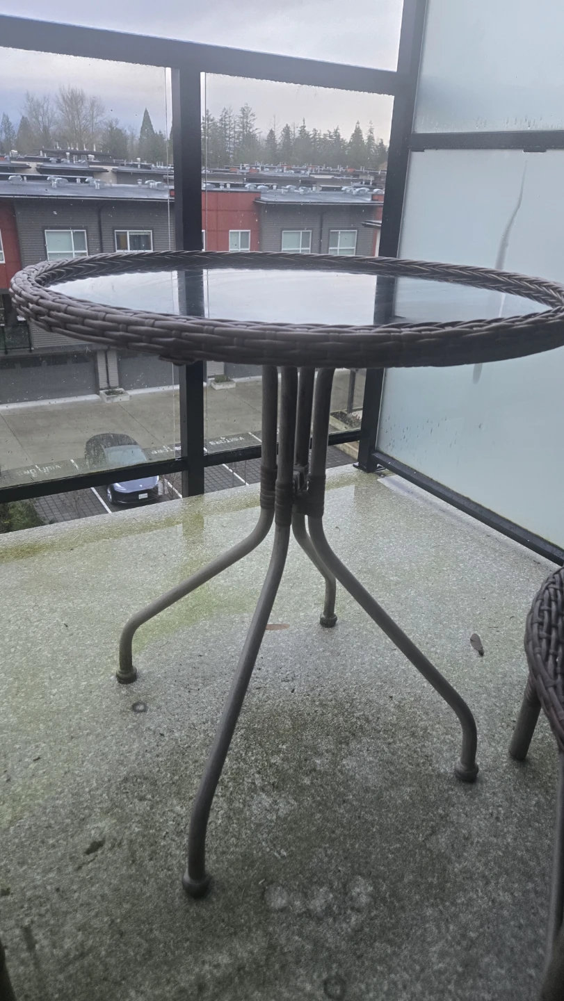 Wicker Patio Table and Chairs Set - photo 2
