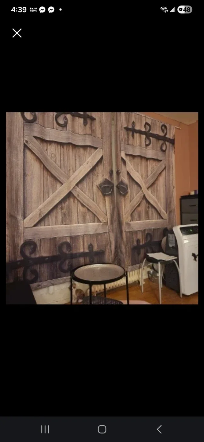 Barn Door Style Curtain