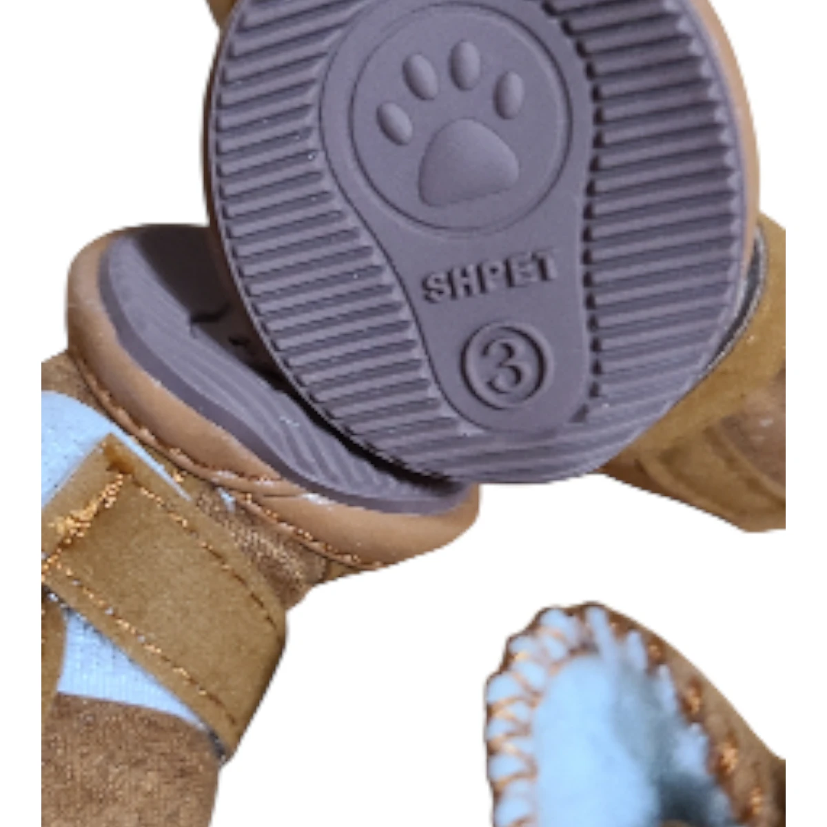 SHPET Dog Boots Size 3 - Brown - photo 2