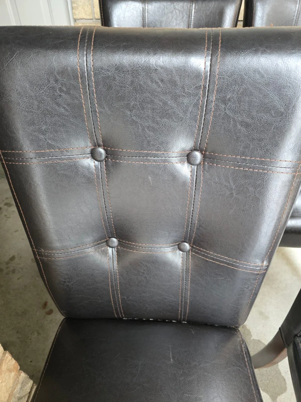 4 x Dark Brown Dining Chair - photo 3