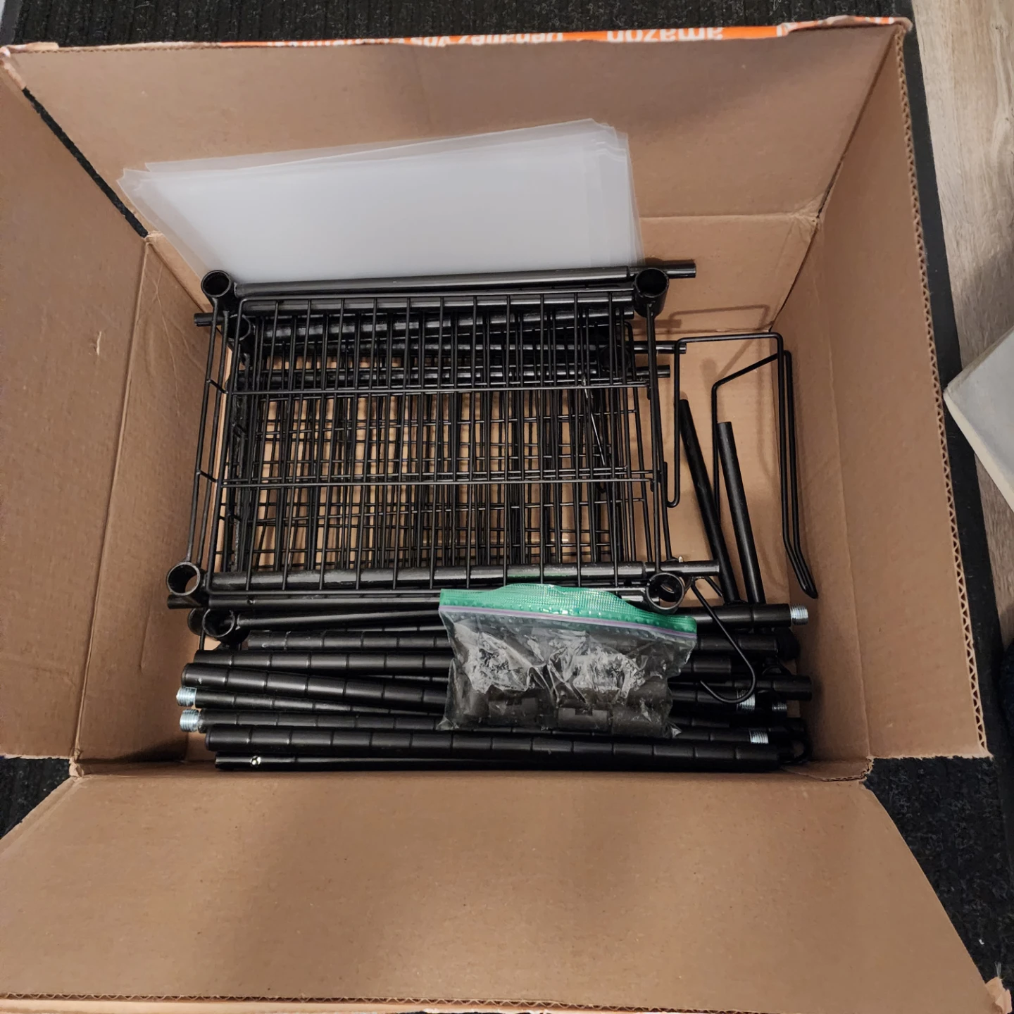 Black Over-the-Toilet Storage Shelf - photo 2