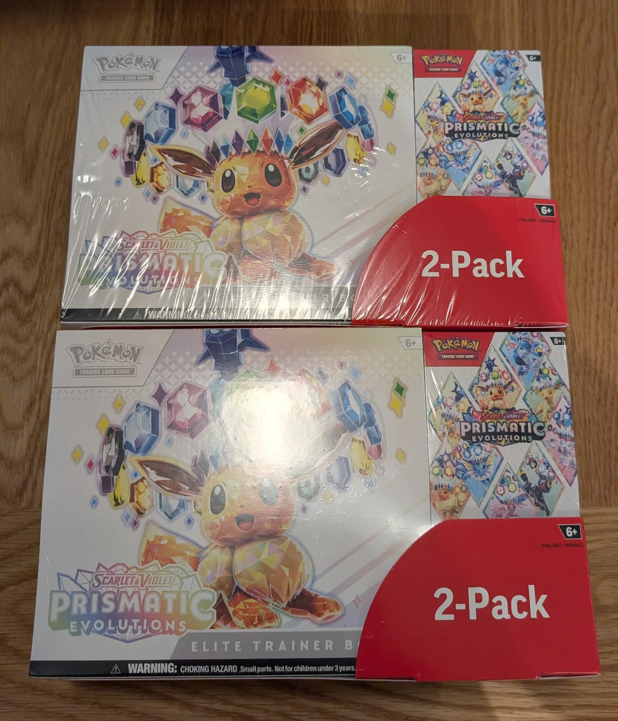 Prismatic Evolutions 2pack bundles