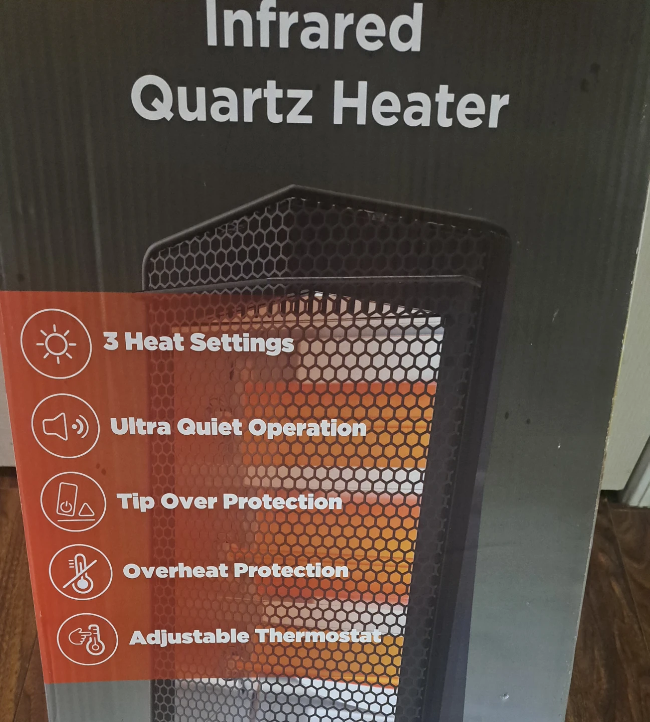 Pelonis Infrared Quartz Heater - New in Box - photo 2