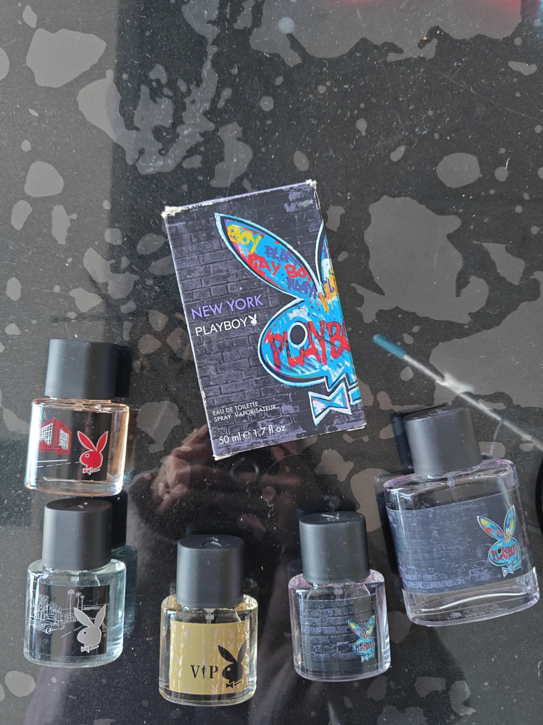 Various playboy fragrances for men