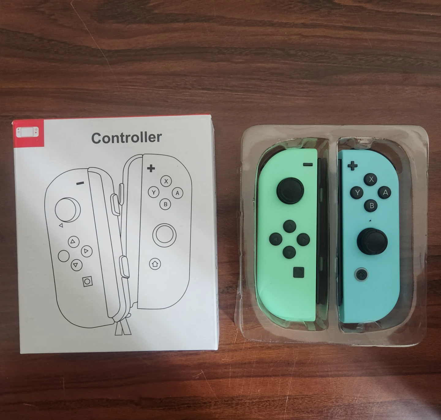 New Joycon Green & Blue Controller
