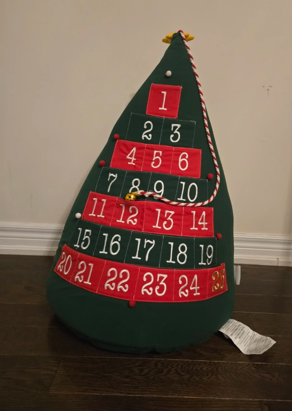 Christmas Tree Advent Calendar Cat Bed