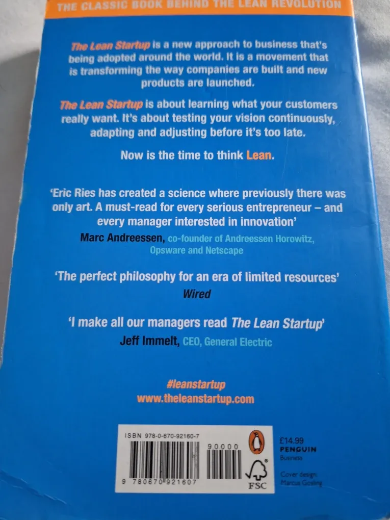 #Cleanout The Lean Startup by Eric Ries image indicator(2)