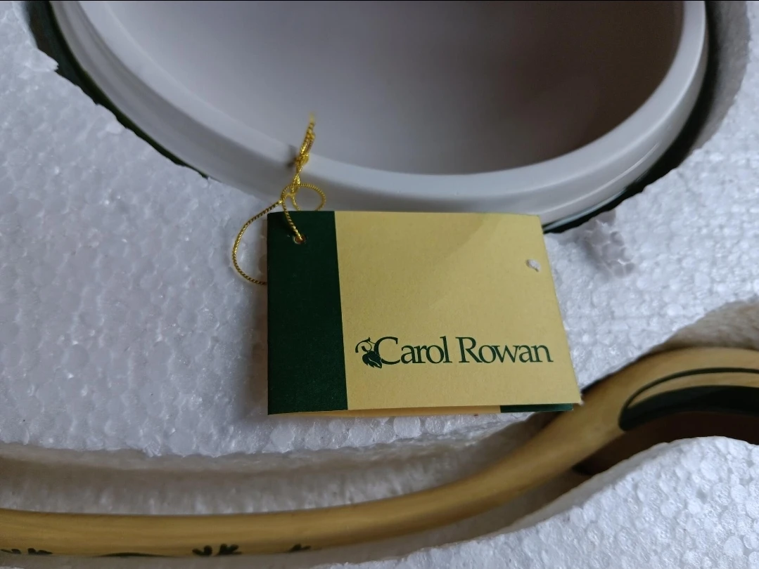 Carol Rowan Ceramic Soup Tureen with Ladle. "#cleanout" - photo 2
