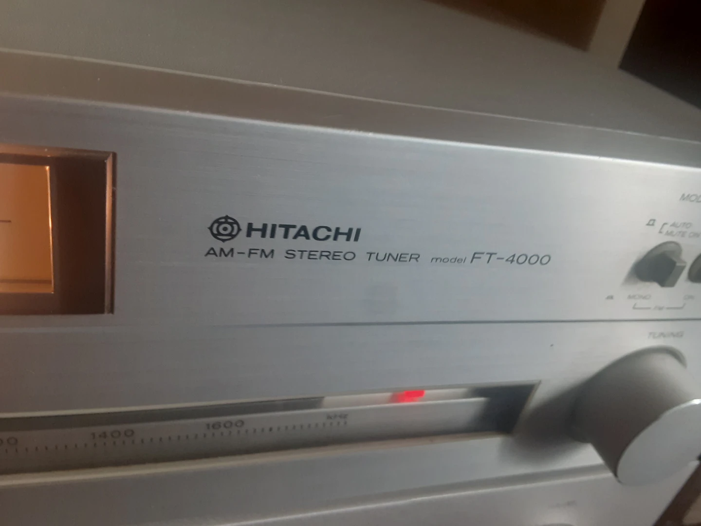 Vintage Rare Hitachi FT-4000 AM-FM Stereo Tuner - photo 3