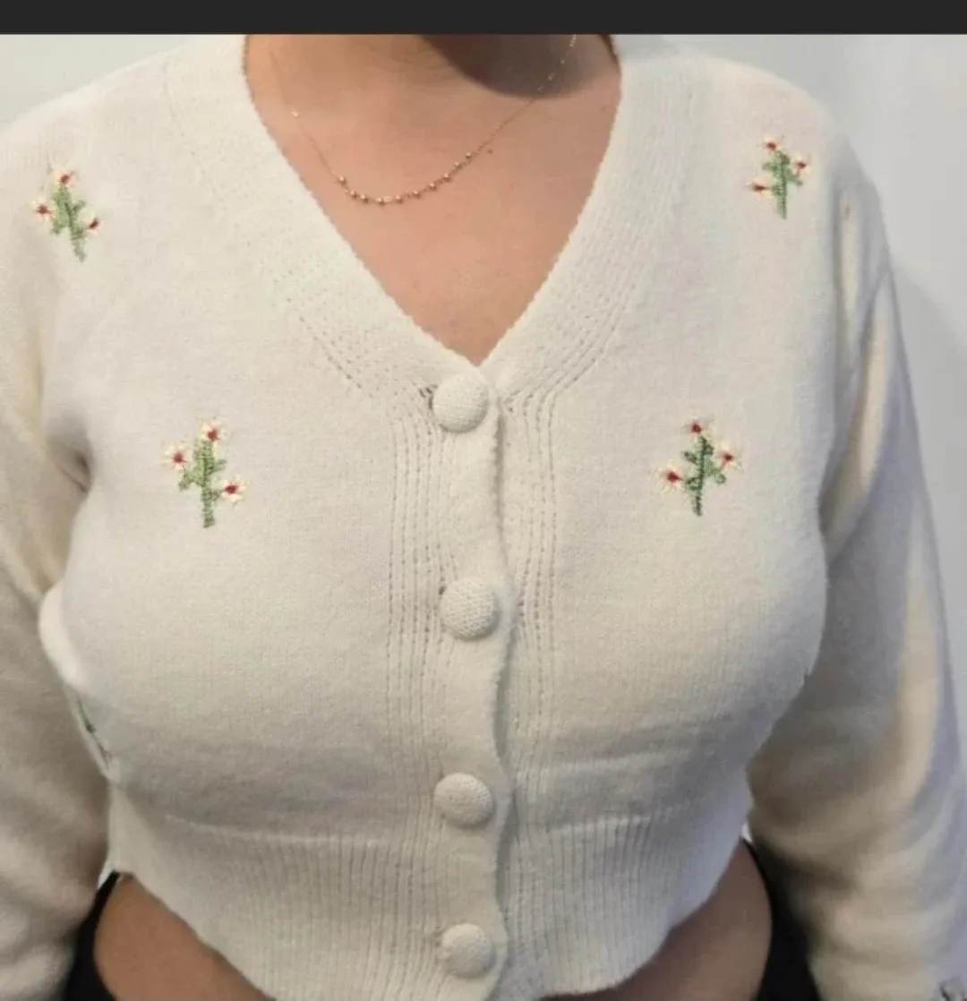 #Cleanout S/M BrandNew Soft Cropped Cardigan image indicator(3)