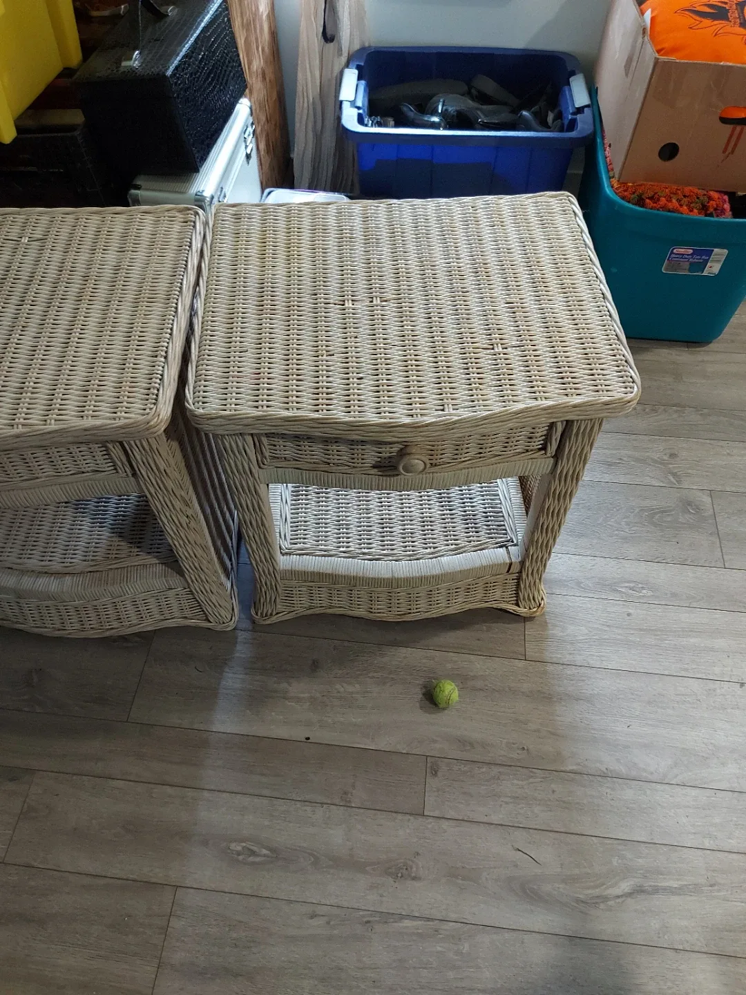 Wicker End Tables - Set of 2 image indicator(2)