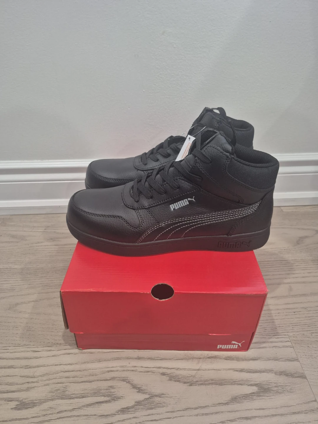 Puma Frontcourt Black Mid Composite Toe Safety Shoes