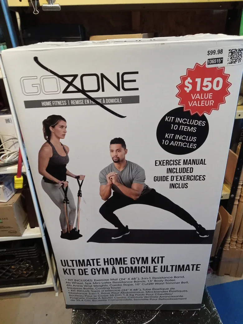 GOZONE Ultimate Home Gym Kit - New in Box!
