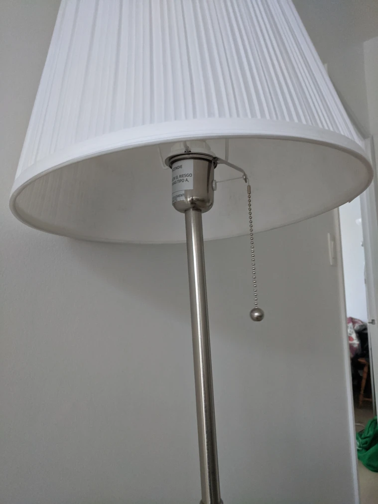 IKEA Floor Lamp with White Shade - photo 3