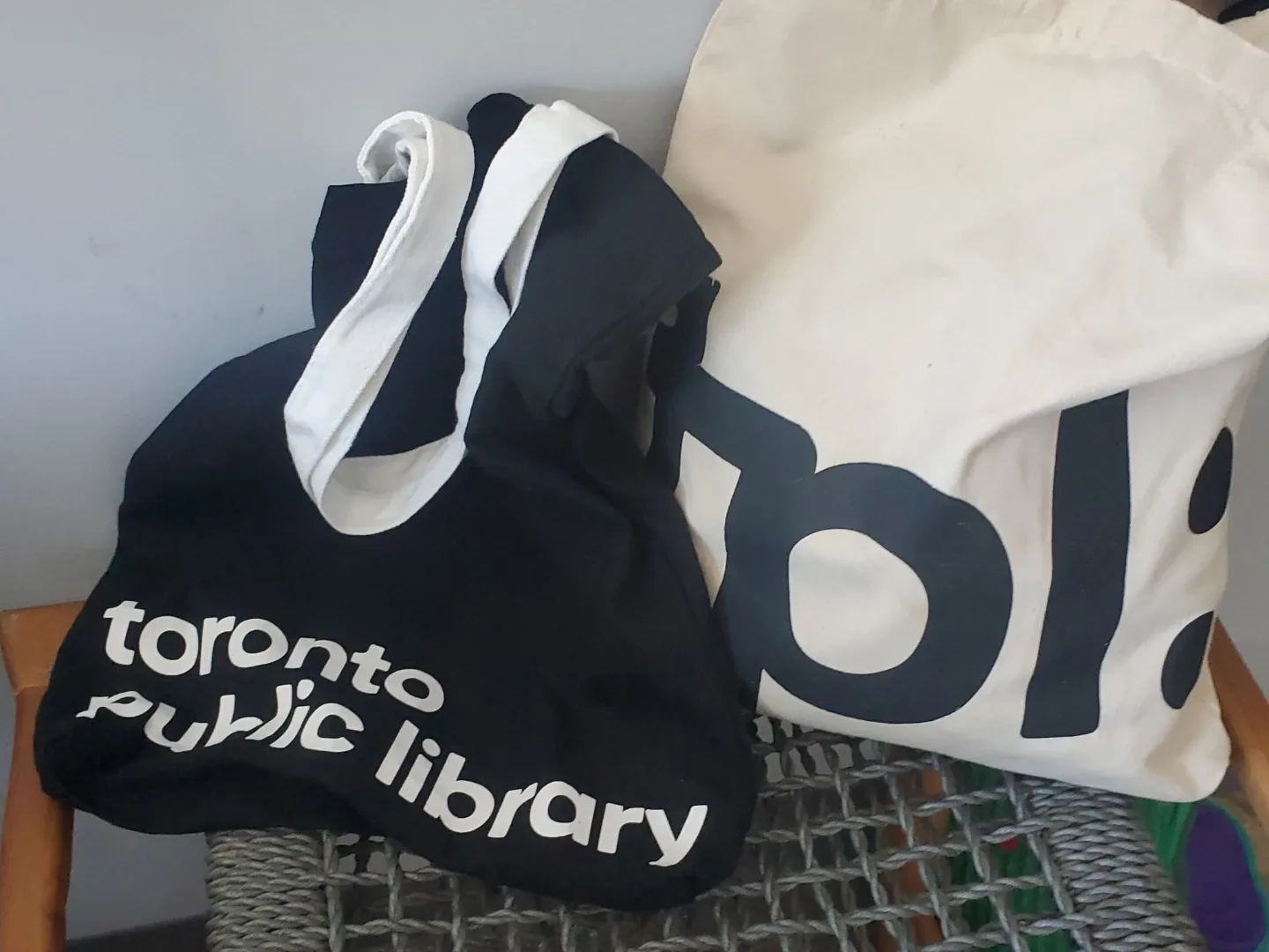 Toronto Public Library & Tdot Tote Bags image indicator(2)