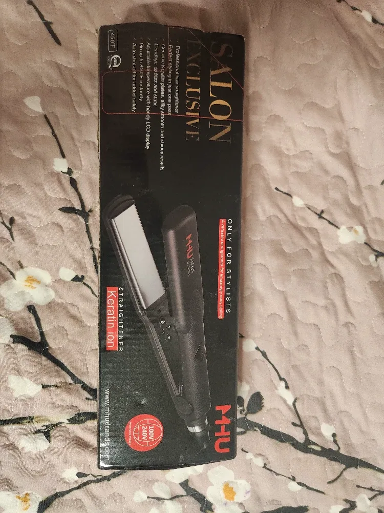 M-HU Salon Exclusive Keratin Ion Hair Straightener image indicator(2)
