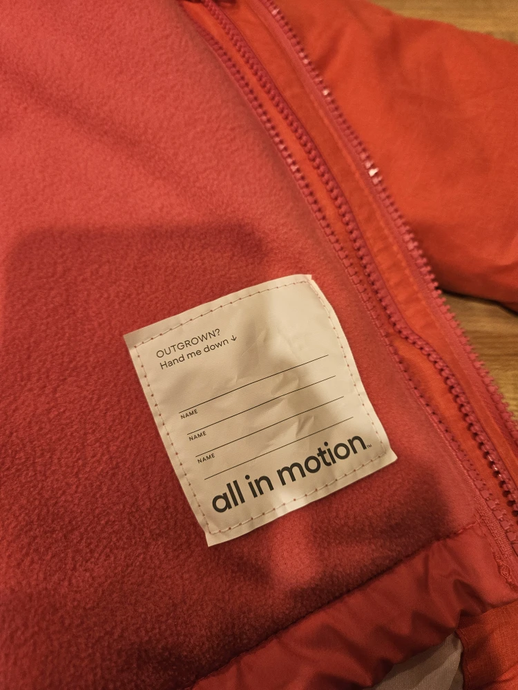 All in Motion Kids' Orange Puffer Jacket XS - photo 5