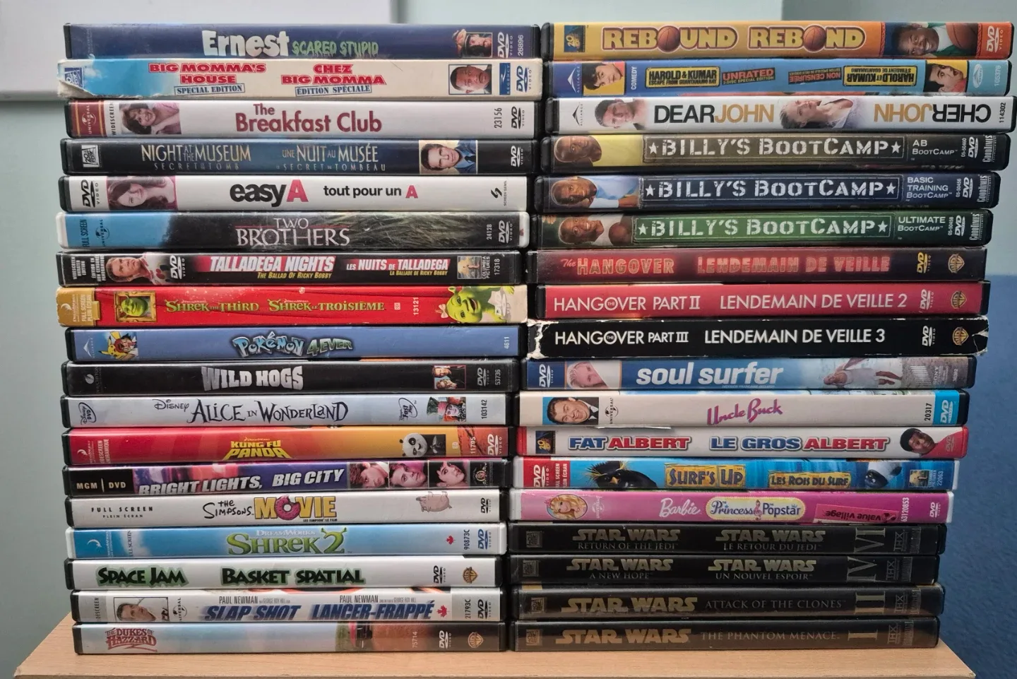 Dvds, Bluerays & TV series