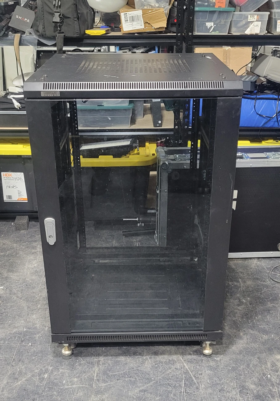 Omnimount Design Black Server Rack Cabinet