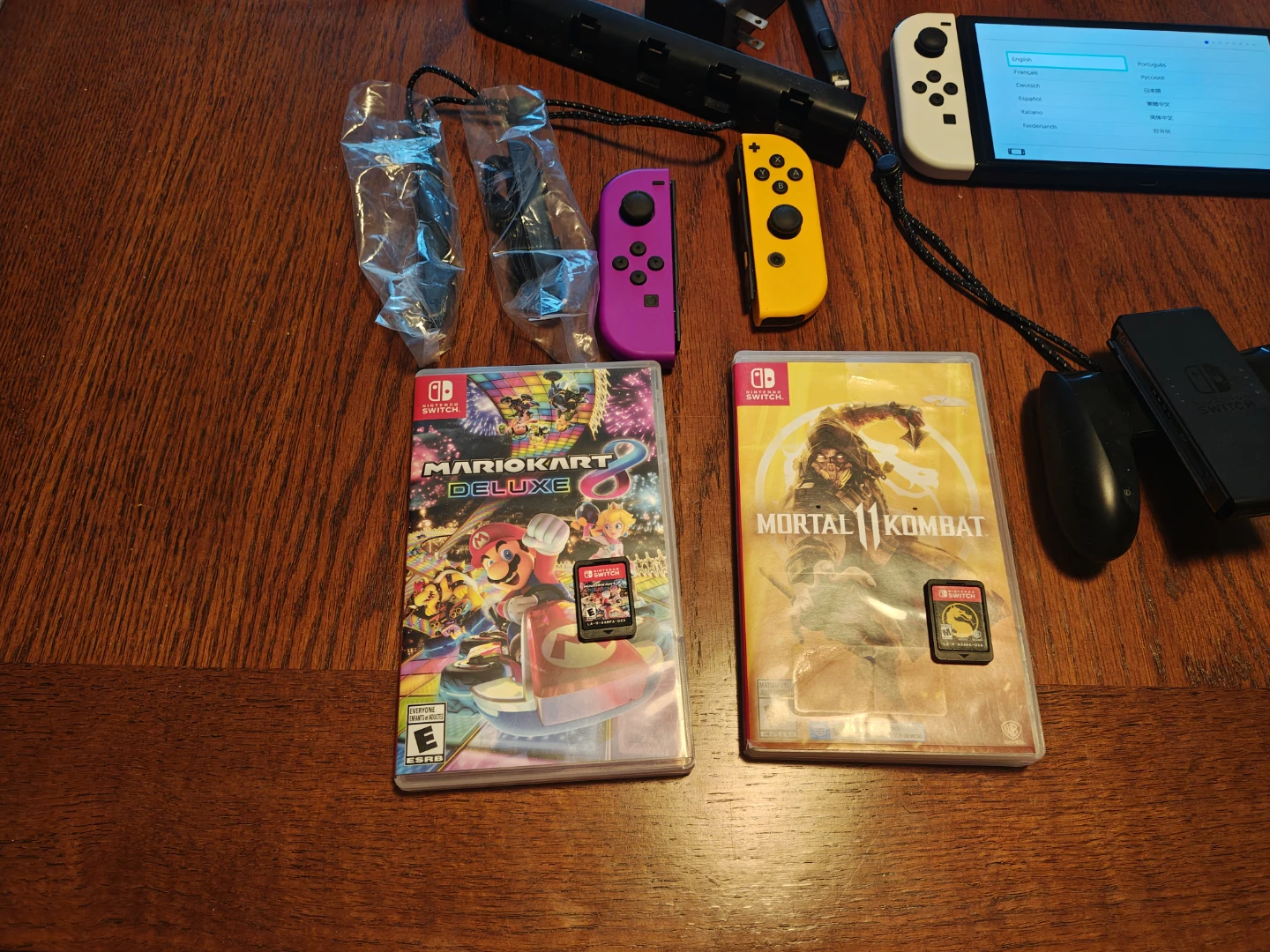 Nintendo Switch OLED Model with Games - photo 4