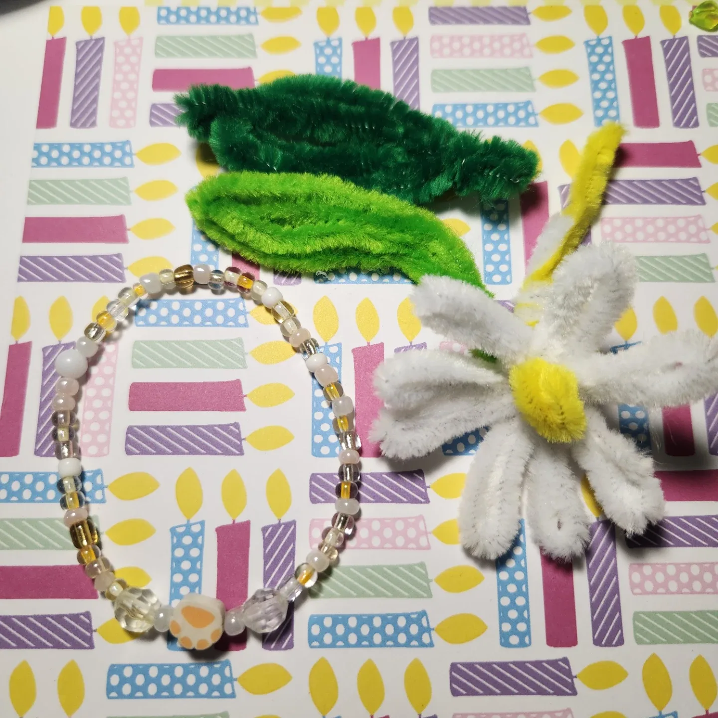 Handmade Beaded Bracelet with BFF Charm image indicator(10)