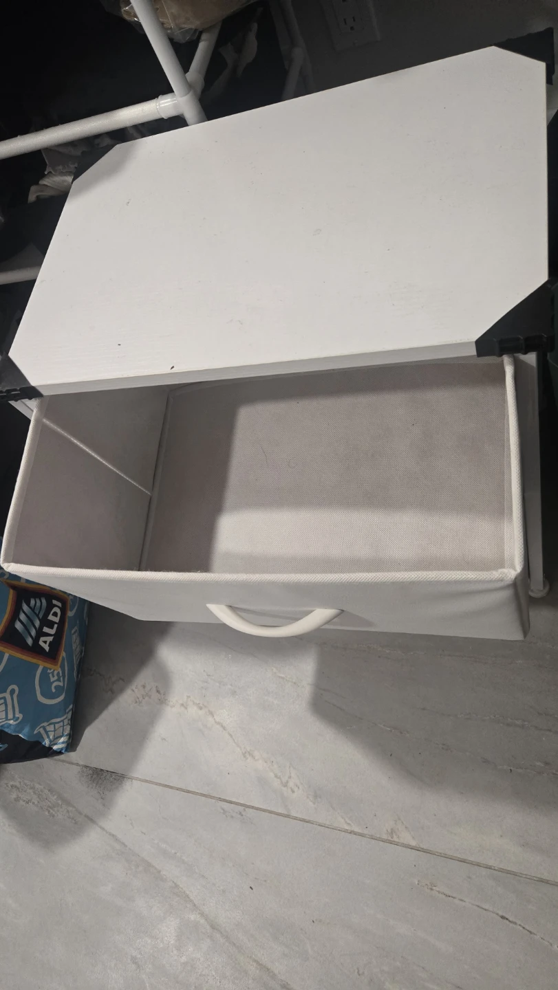 White 2-Drawer Storage Dresser - photo 2