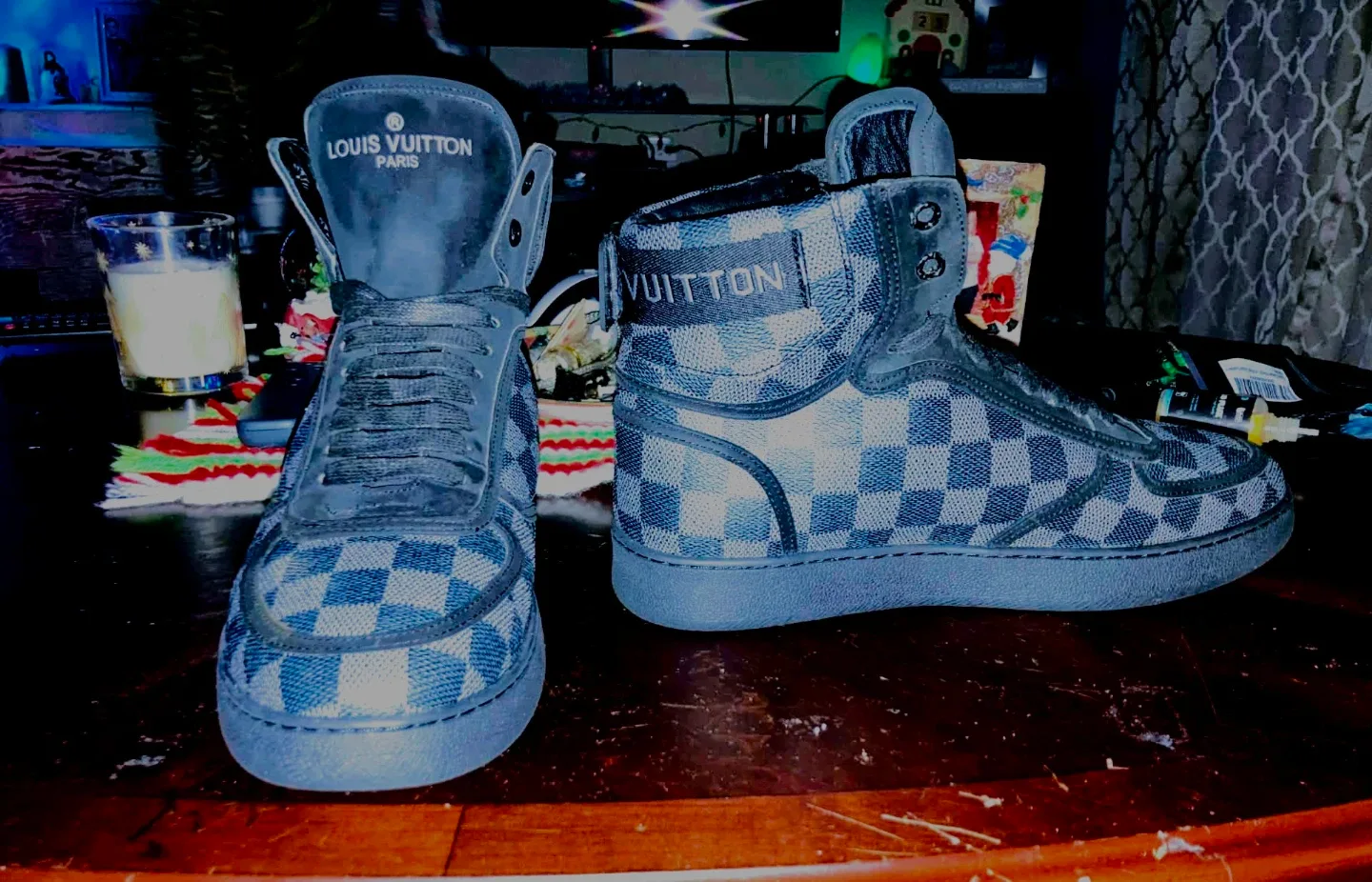 Louis Vuitton High-Top Sneakers