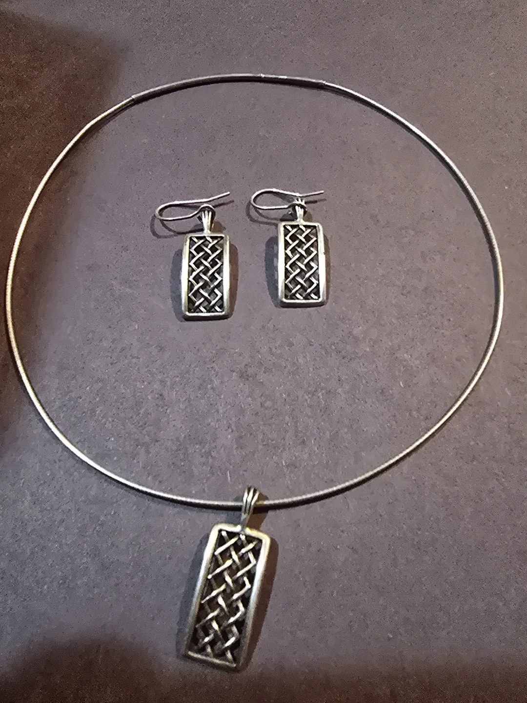 925 Necklace & Earrings Set