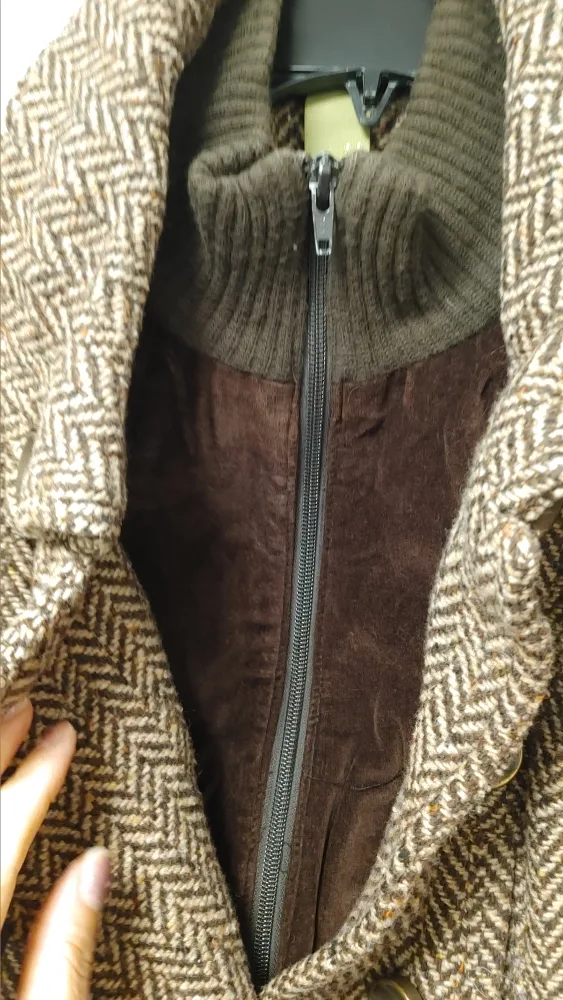 Brown Wool Blend Jacket size xs image indicator(6)