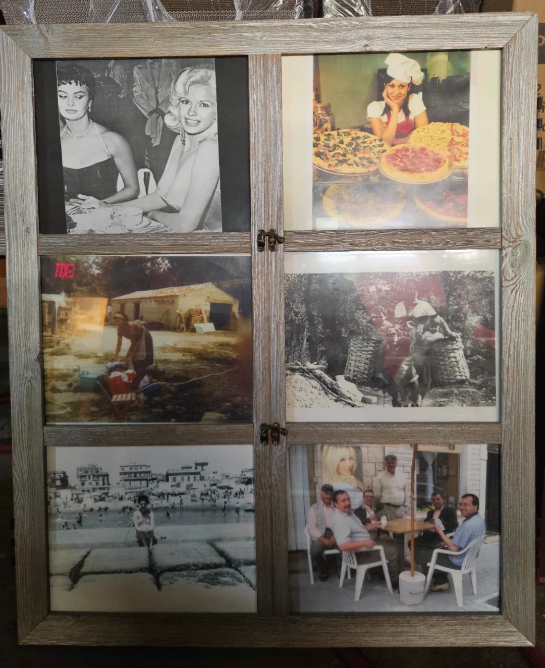Vintage Collage Photo Frame (6 Photos)