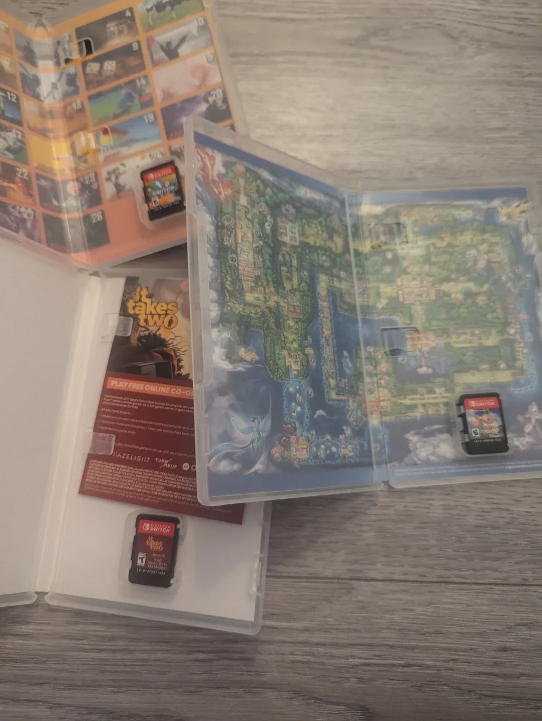 Nintendo switch with accessories and games image indicator(4)