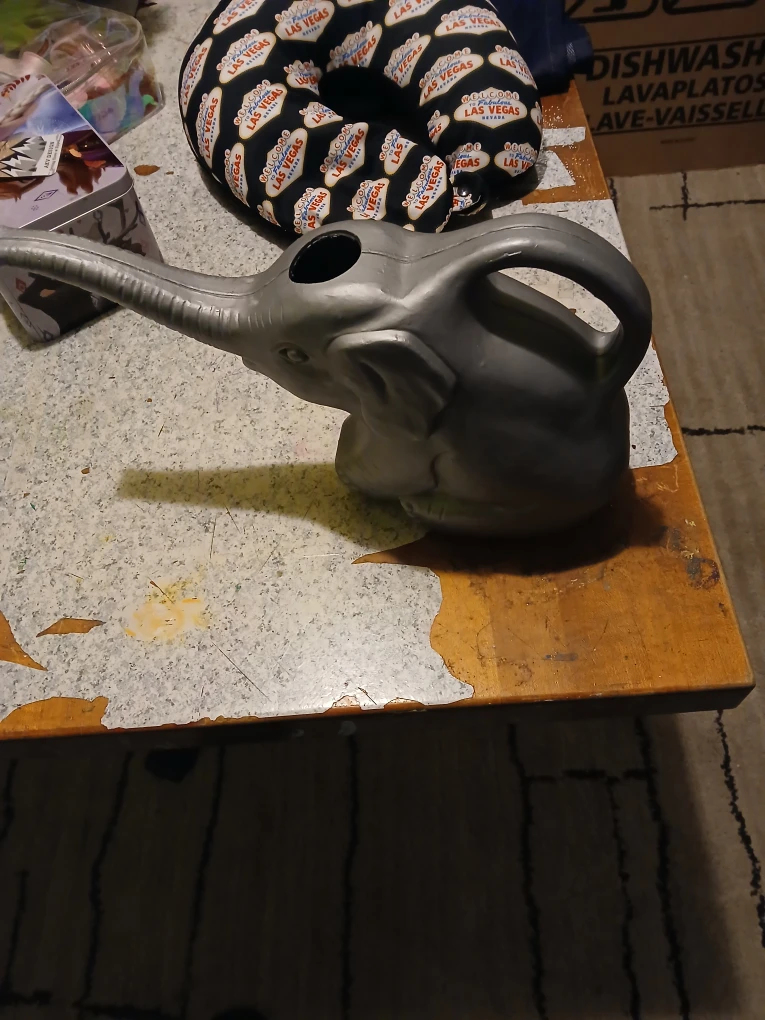 Elephant Watering Can - Gray - photo 2