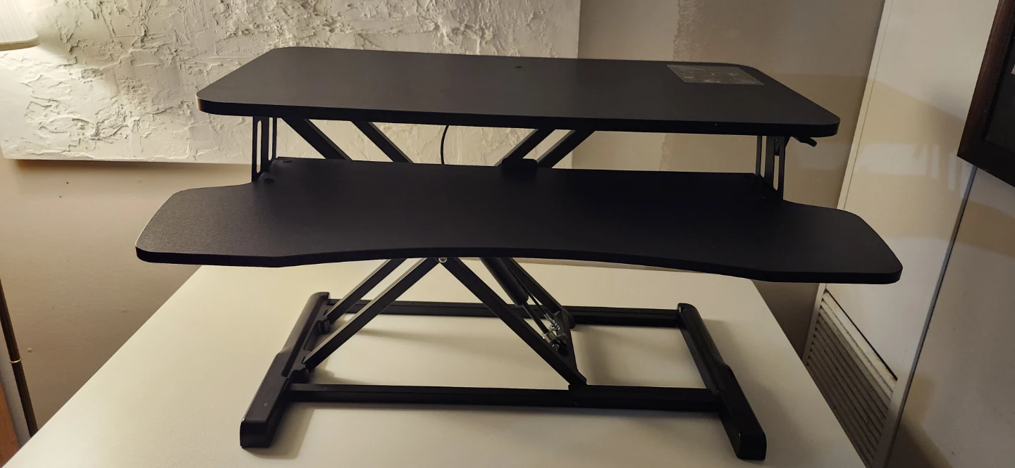 VIVO 32-inch Black Sit to Stand Desk Converter