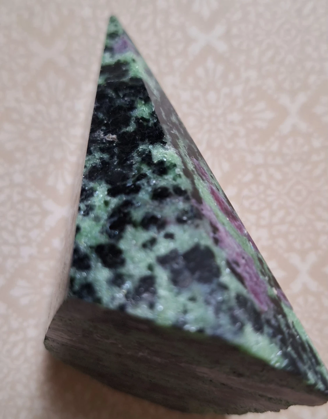 Zoisite with Ruby Pyramid - photo 4