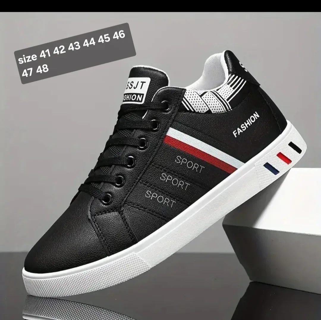 Black Fashion Sport Sneakers (Sizes 41-48)