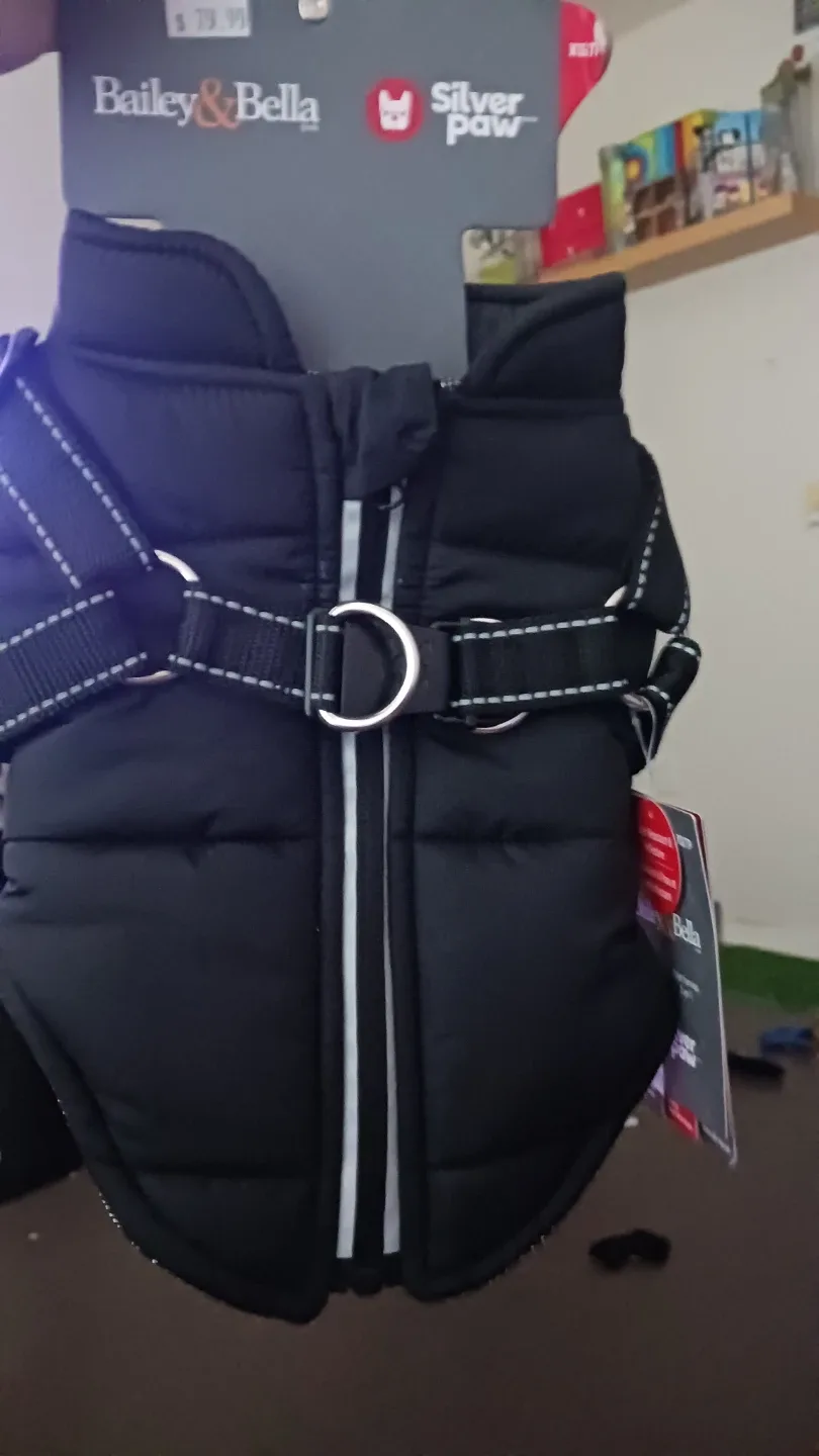 Bailey & Bella Silver Paw 2-in-1 Harness Vest