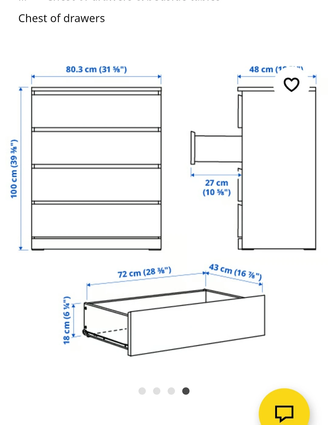 IKEA Chest of Drawers - photo 2