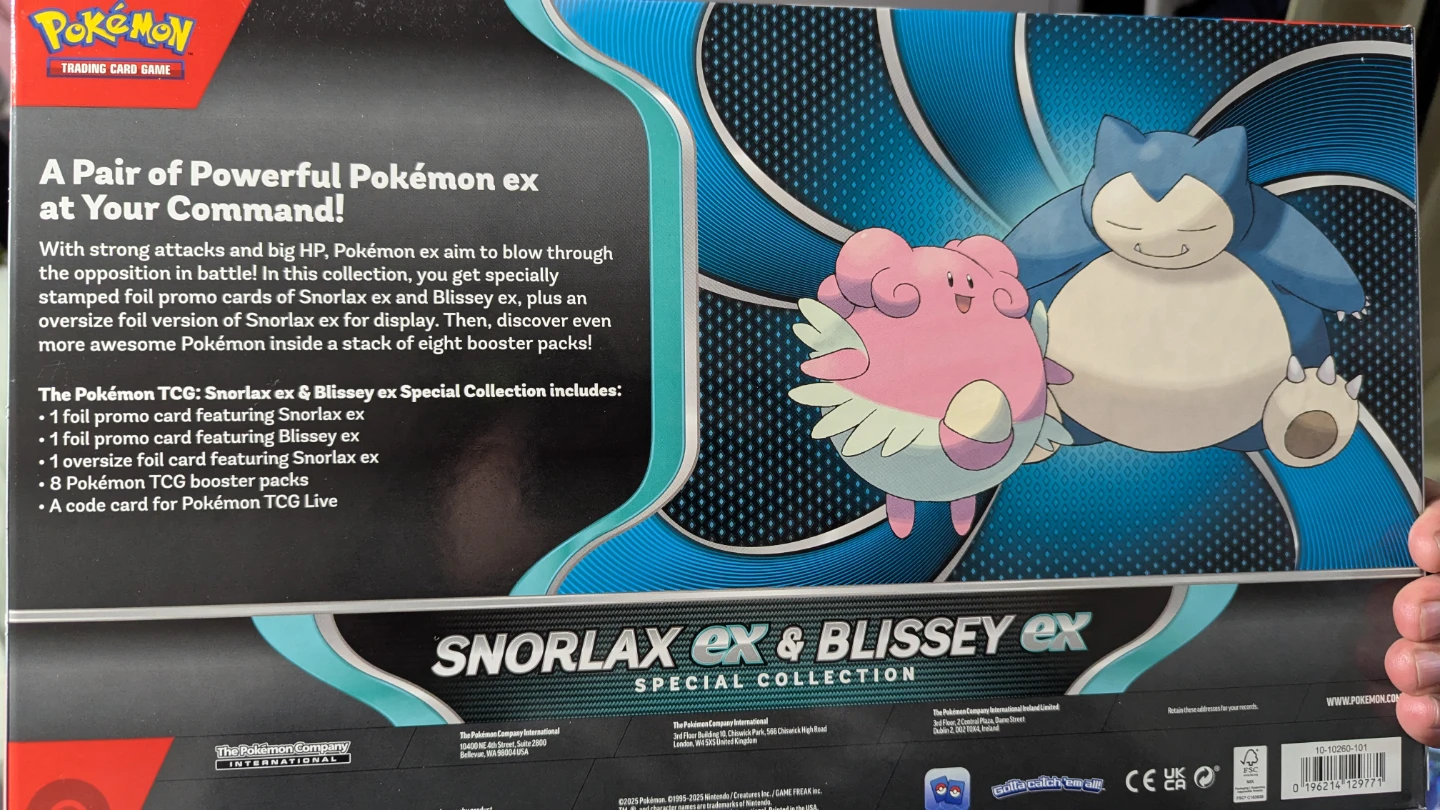 *SEALED* Snorlax ex & Blissey ex Special Collection - photo 2