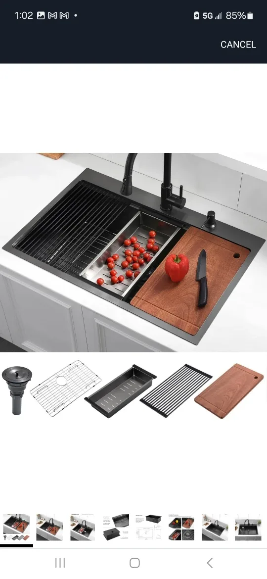 Workstation Sink with Accessories - New in Box! image indicator(2)