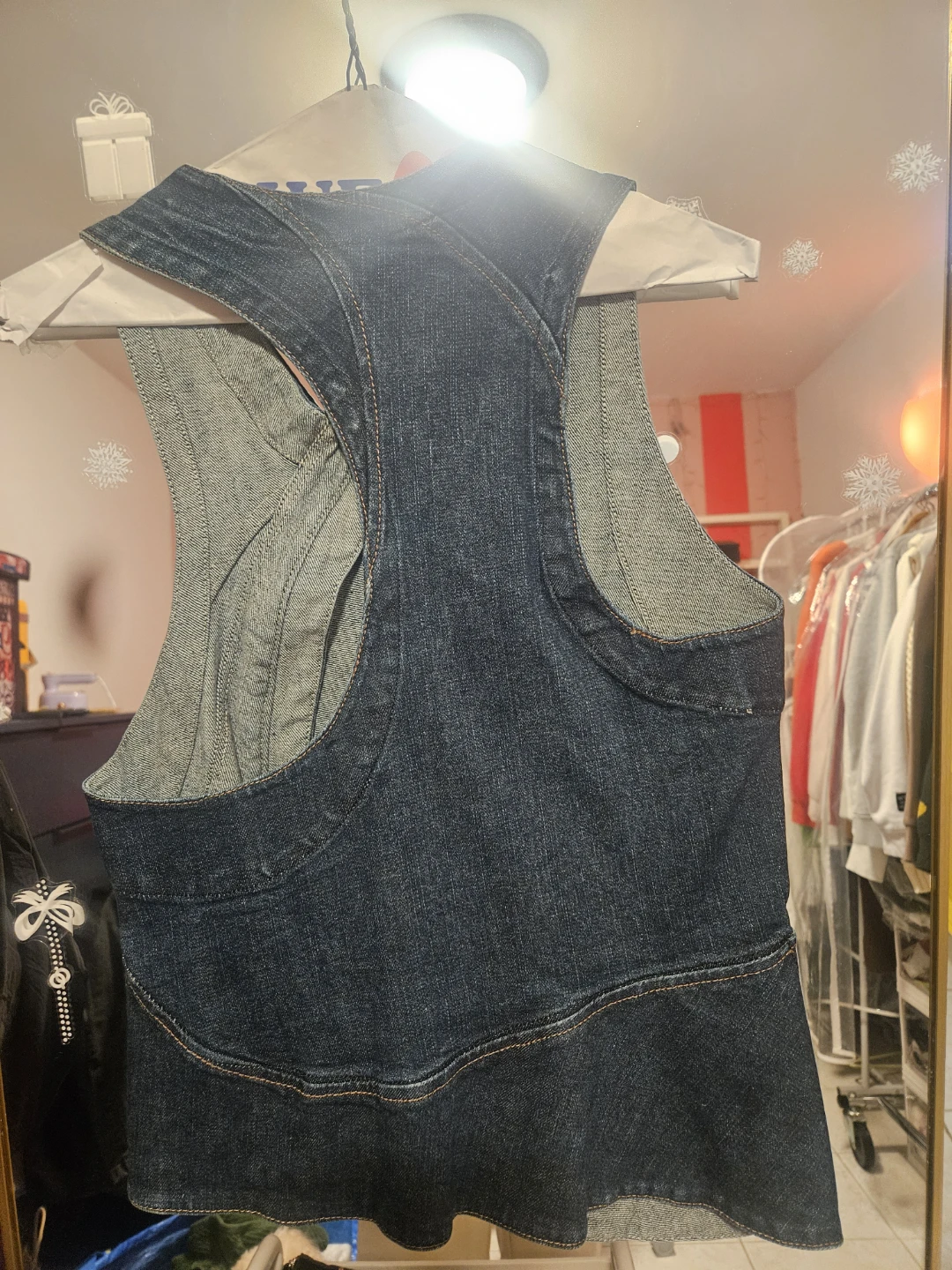 Denim Sleeveless Top