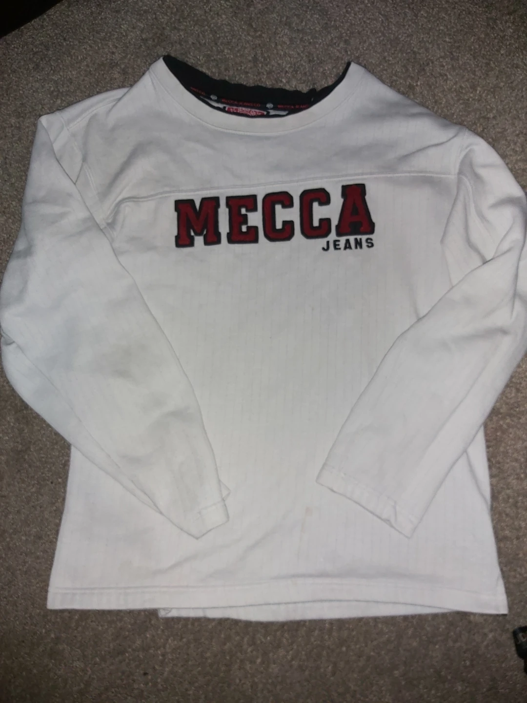 Mecca Jeans White Long Sleeve Top