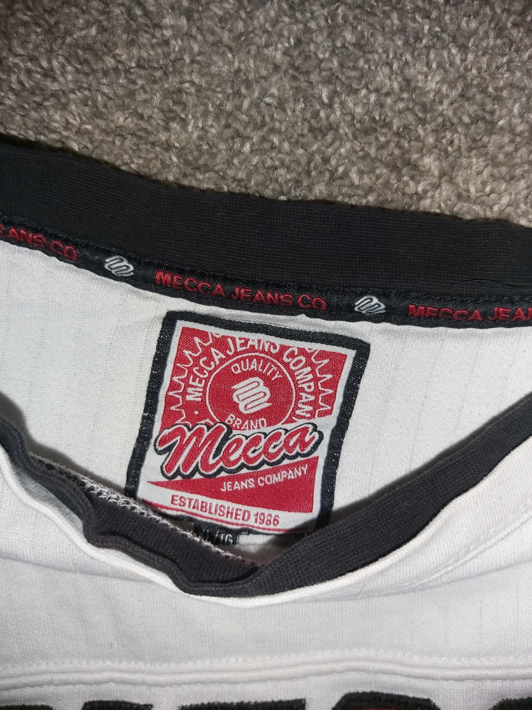 Mecca Jeans White Long Sleeve Top - photo 2