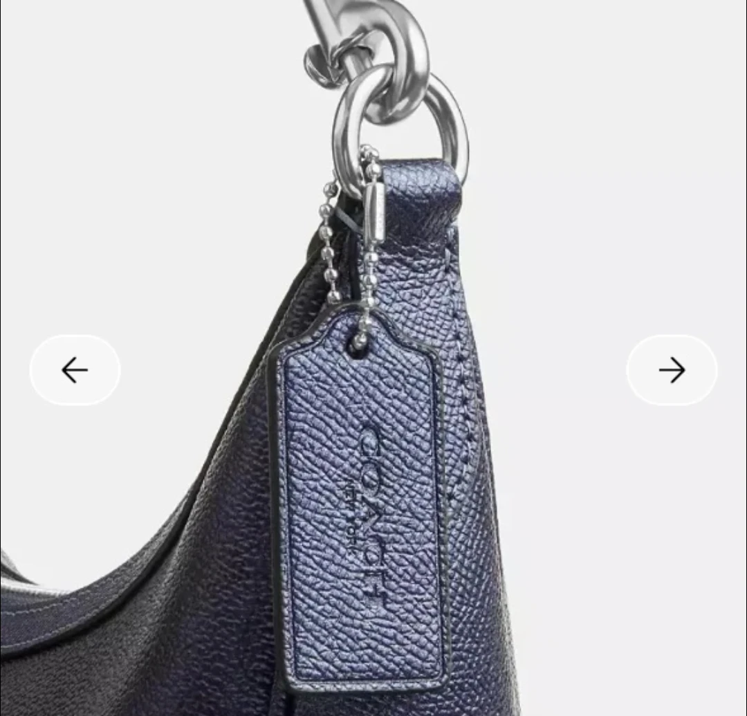Coach Aria Shoulder Bag NWT navy blue - photo 4