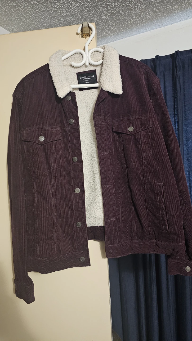 Sunrise Kingdom Corduroy Sherpa Jacket - XL