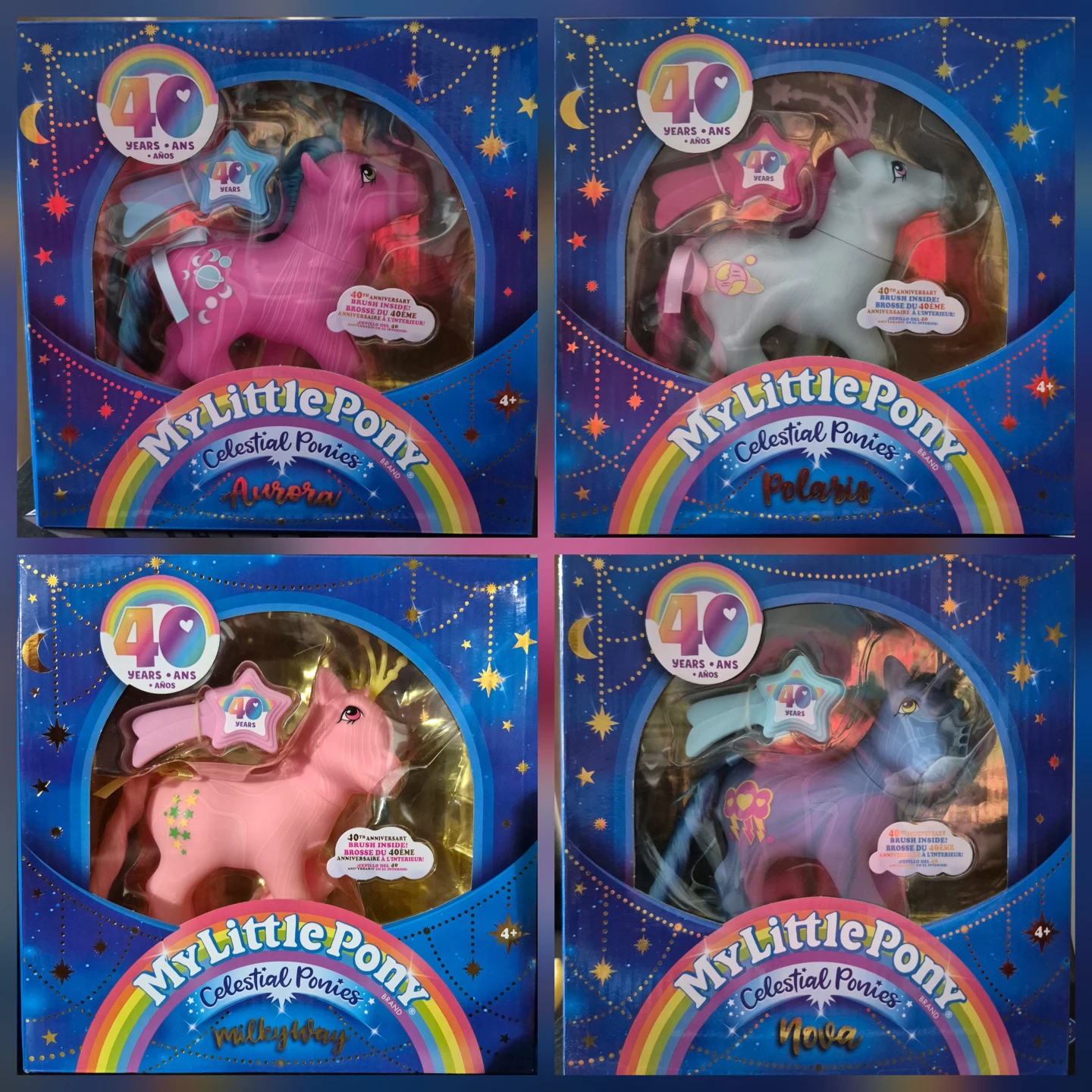My Little Pony Celestial Ponies 40th Anniversary Set