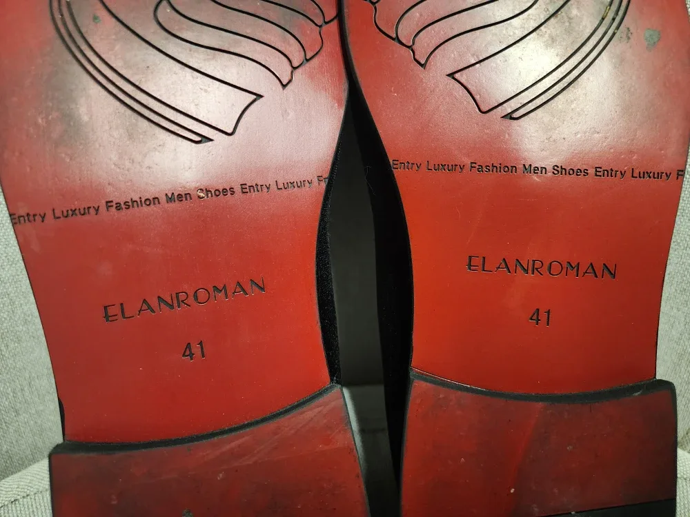 Elan Roman Black Velvet Loafers - Size 41 image indicator(2)