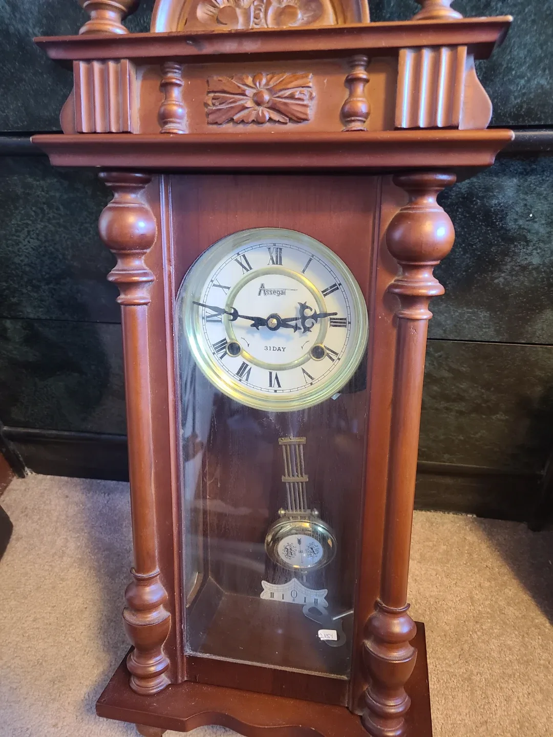 Assegai 31 Day Pendulum Wall Clock