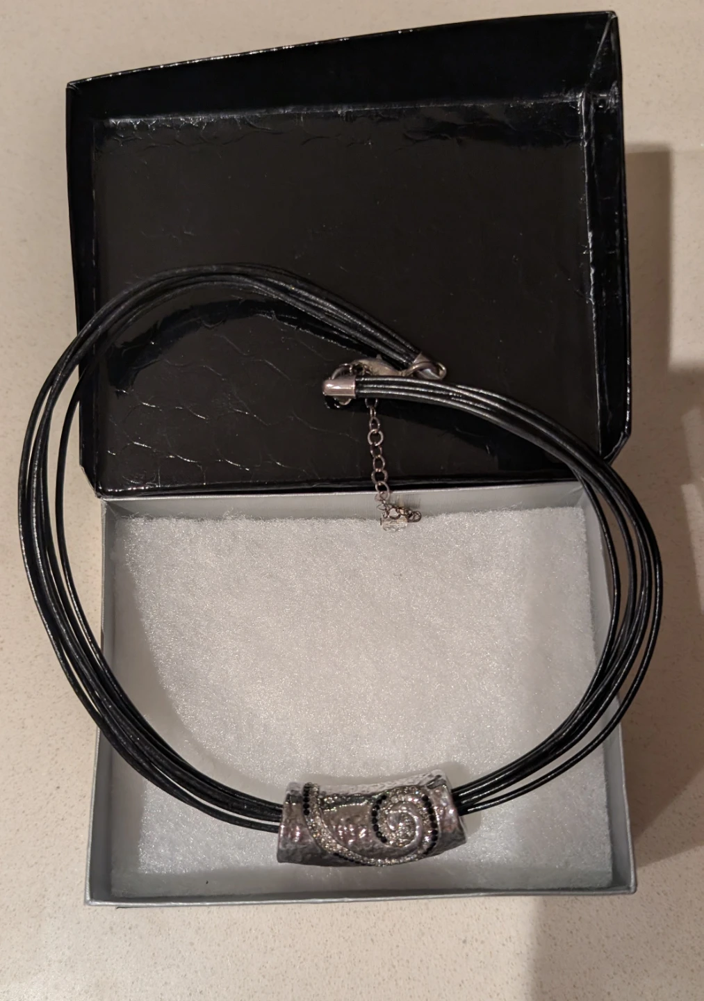 Sterling Silver 925 Choker Necklace - photo 2