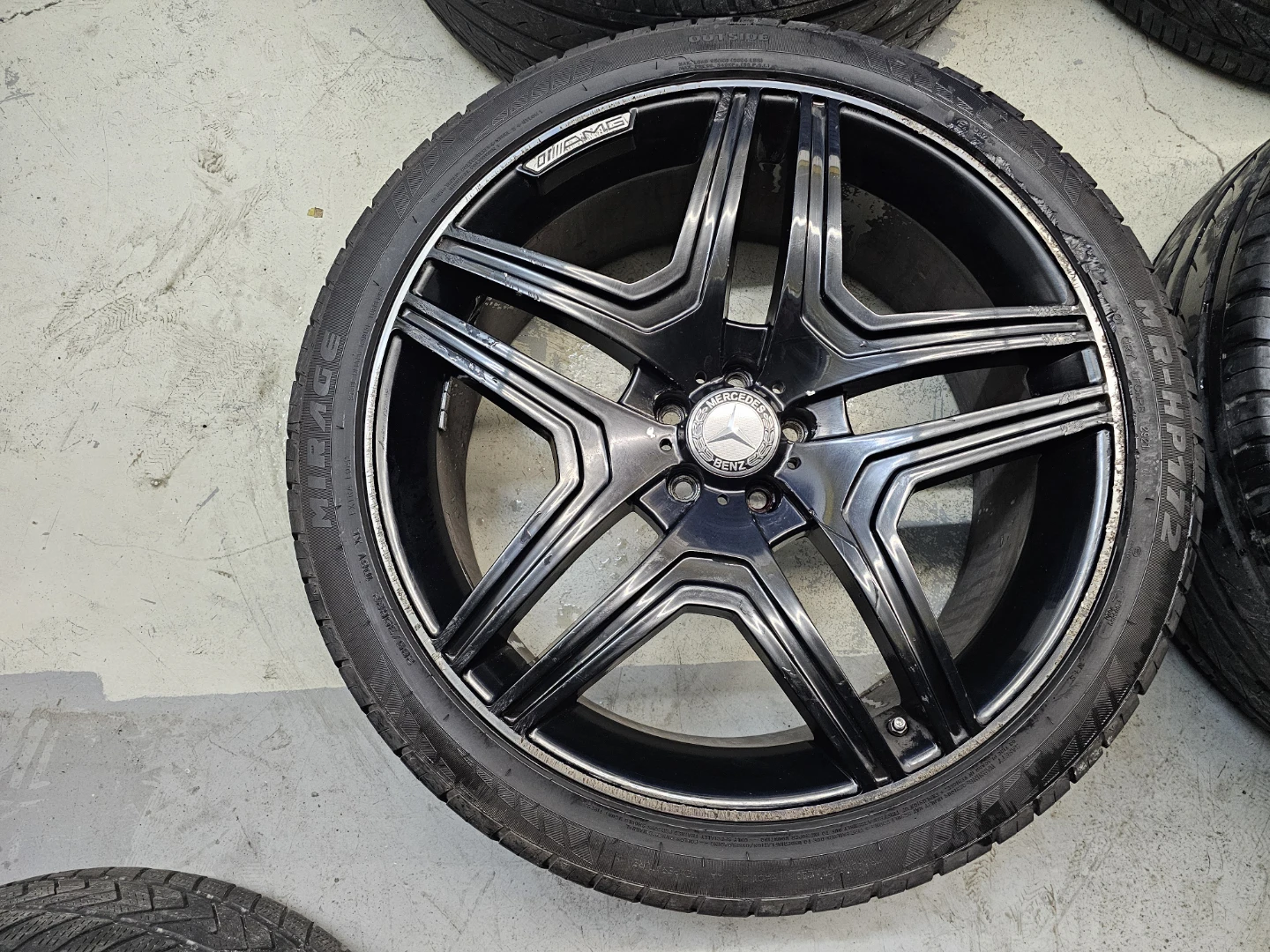 22" MERCEDES BENZ GL, ML CLASS ALLOY RIMS AND SUMMER TIRES - photo 5