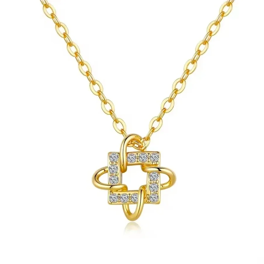 Real 18k AU750 yellow gold Pendant Necklace image indicator(2)